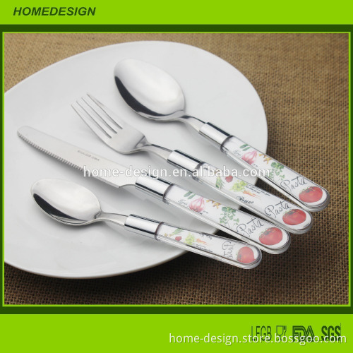 new wholesale plastic handle cutlery